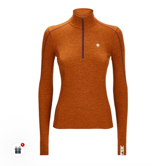 Kora Outdoor Tops - Kora Outdoor base layer, size XS in copper orange.
